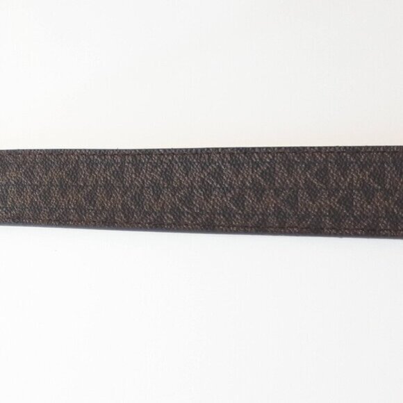 NWT MICHAEL Michael Kors brown & maroon brown reversible belt XL - Picture 3 of 7